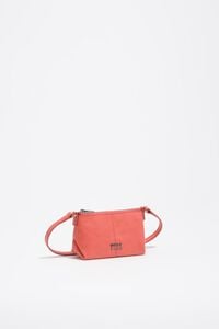 Bolso bandoleira micro pel coral