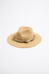 Gorro rafia natural