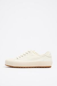 Deportiva vulcanizada canvas blanco