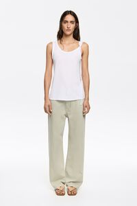 WIDE LEG - Vaquero aguamarina