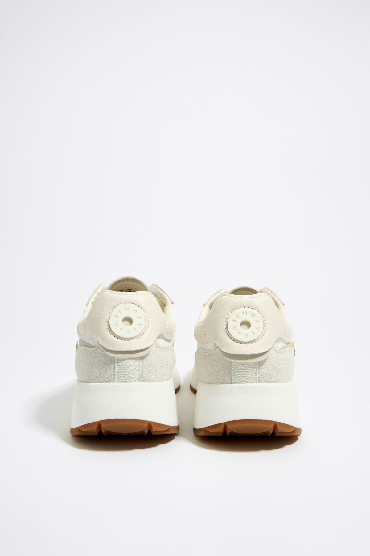 Bimba Y Lola Lifestyle Panelled Sneakers In Weiss