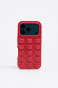 Shiny red iPhone 17 Pro Max silicone case