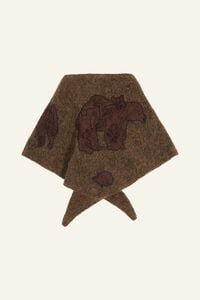 Mohair and lace bandana