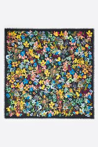 Chal flores antracita