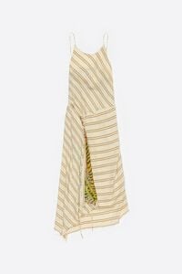 Vestit pareo folre estampat ratlles sorra