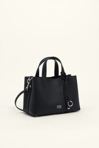 Bolso tote Chihuahua mediano piel negro