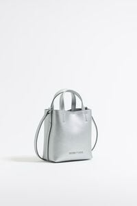 Bolso Chihuahua mini piel plata