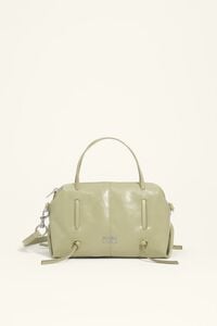 Mini pastel green leather Lolita bag