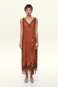 Toffee camisole dress with knot