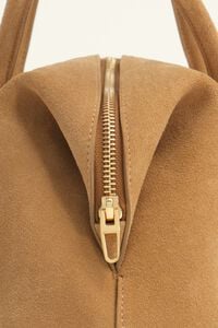 Large beige suede Romeo bag