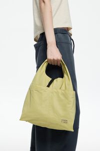 Bolso Paper mediano nylon lima p&aacute;lido