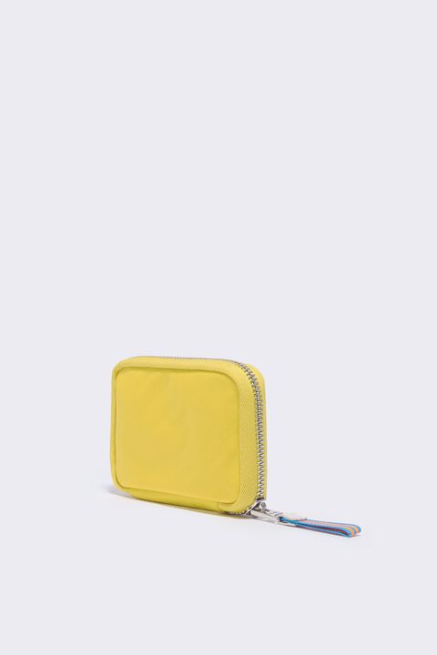 Cartera ovalada amarilla