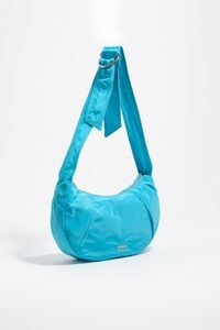 Blue medium moon bag