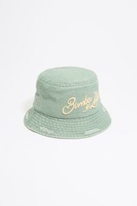 Gorro bucket algodón verde