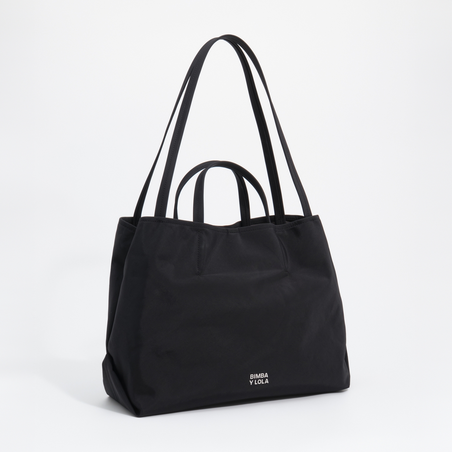 Torebka shopper duża nylon czarna