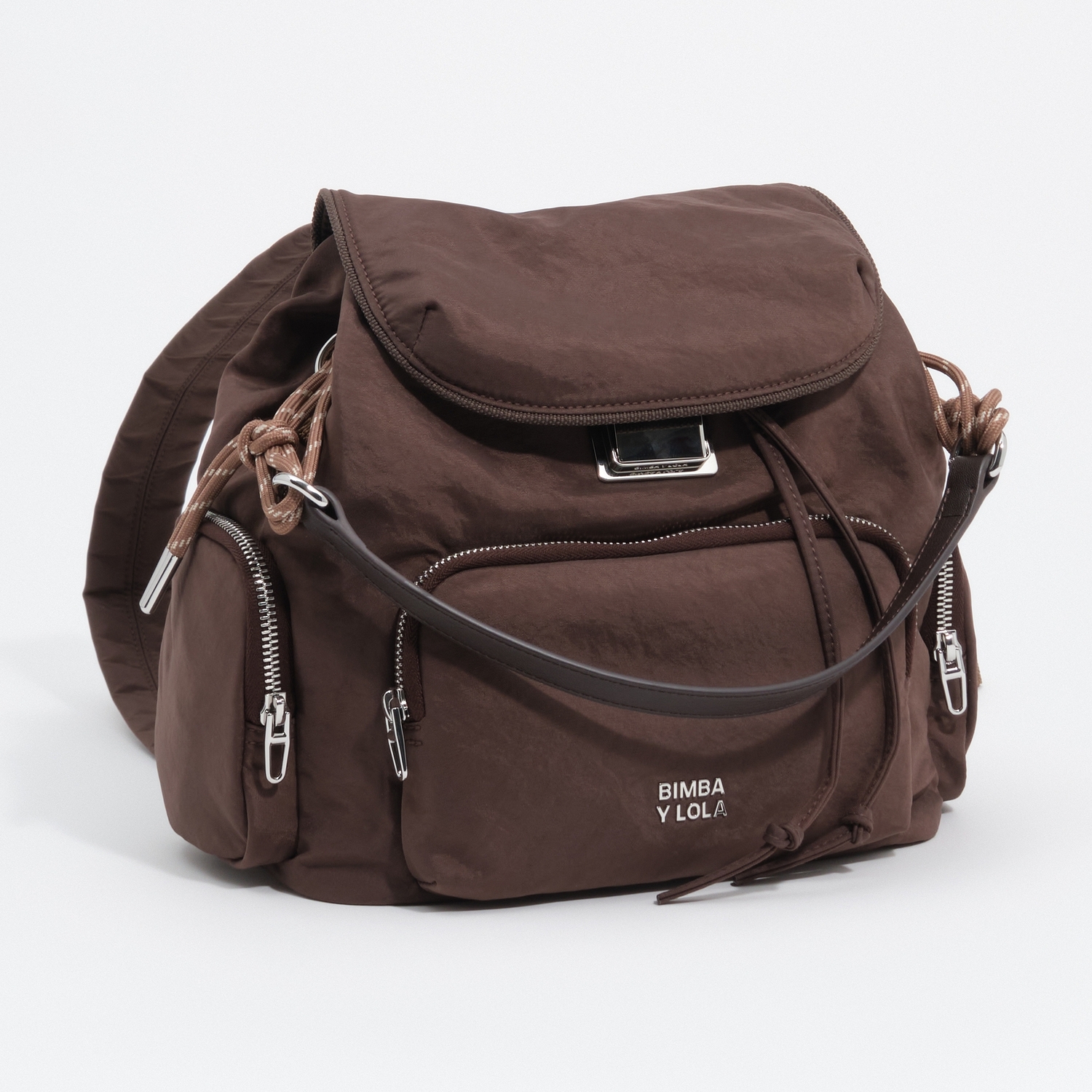Plecak Pocket duży nylon mokka 2