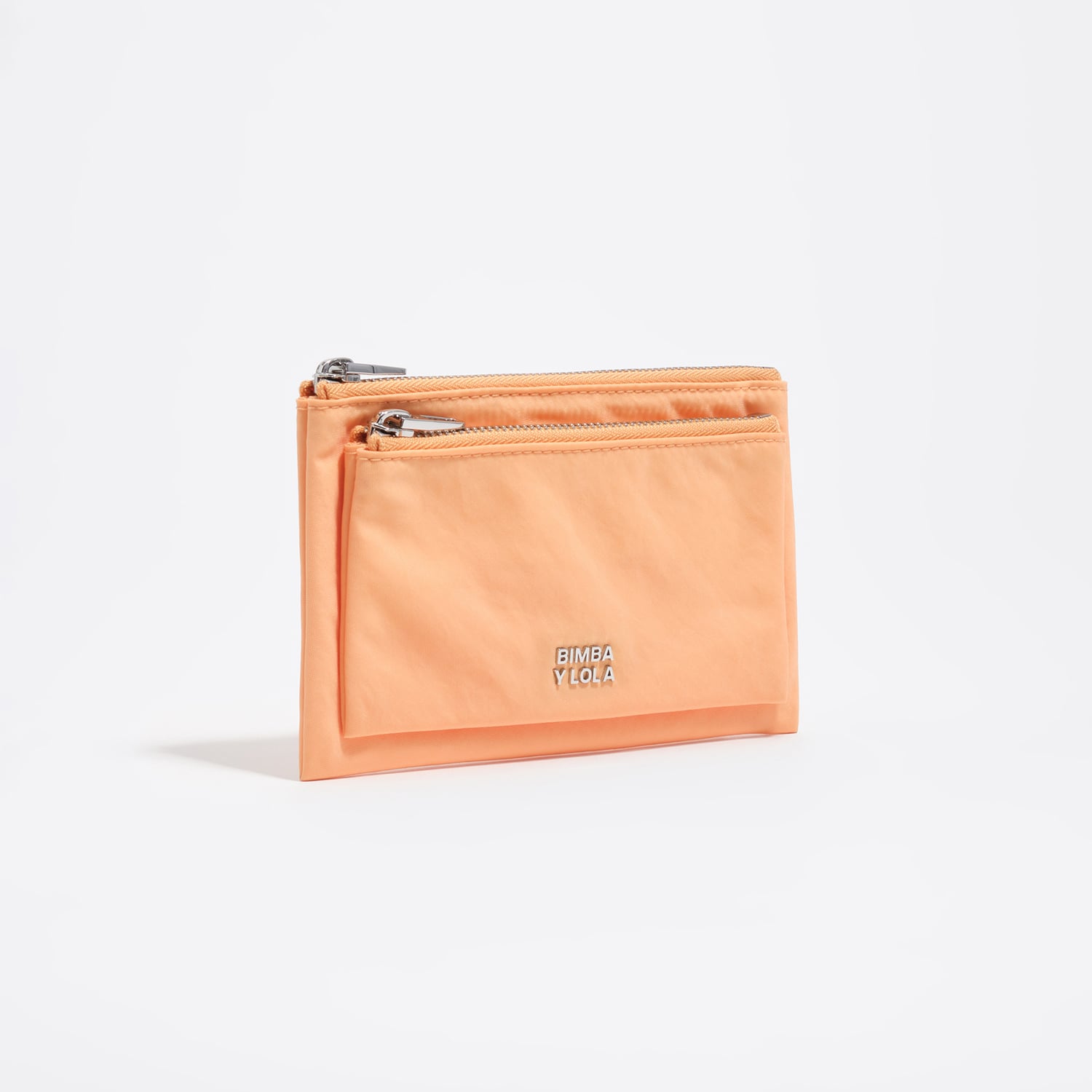 Bimba Y Lola Orange Sorbet Nylon Pocket Purse