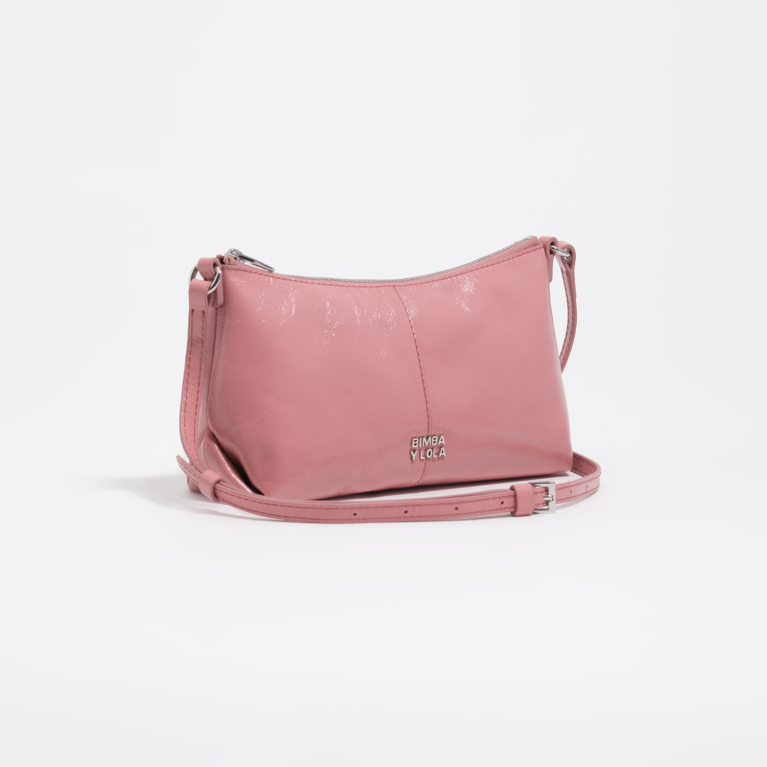 Bimba Y Lola Pink Leather Mini Bag