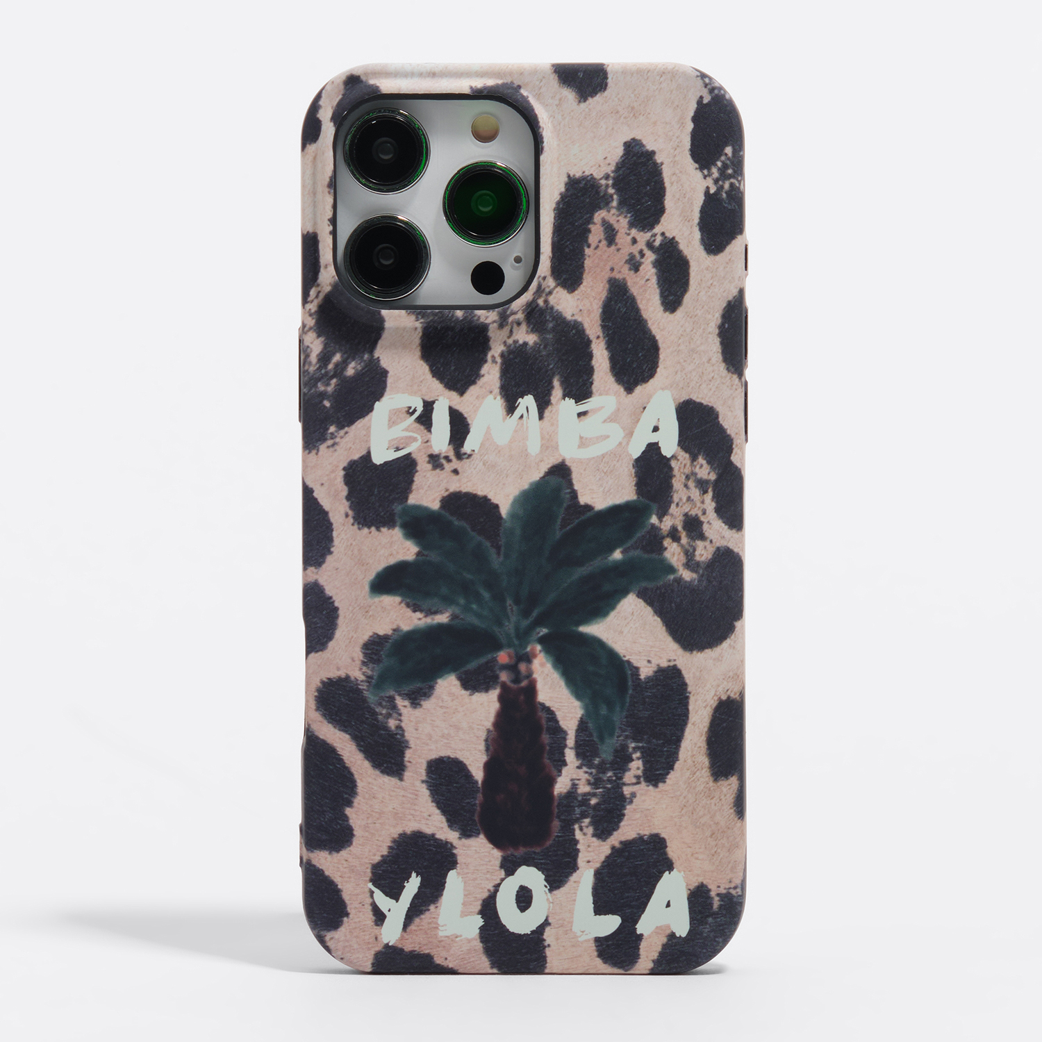 Etui sztywne iPhone 16 Pro Max panterka beżowe