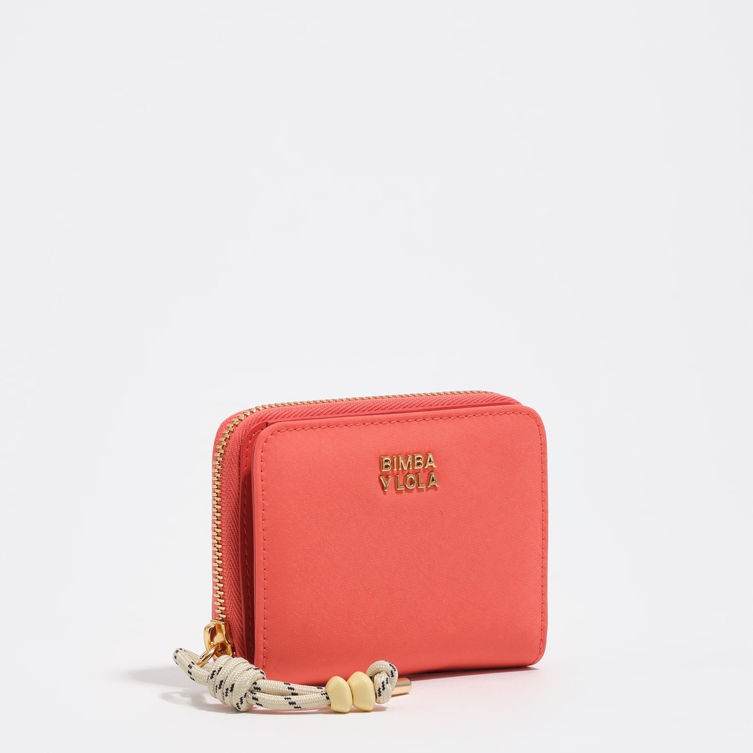 Bimba Y Lola Coral Nylon Flap Purse
