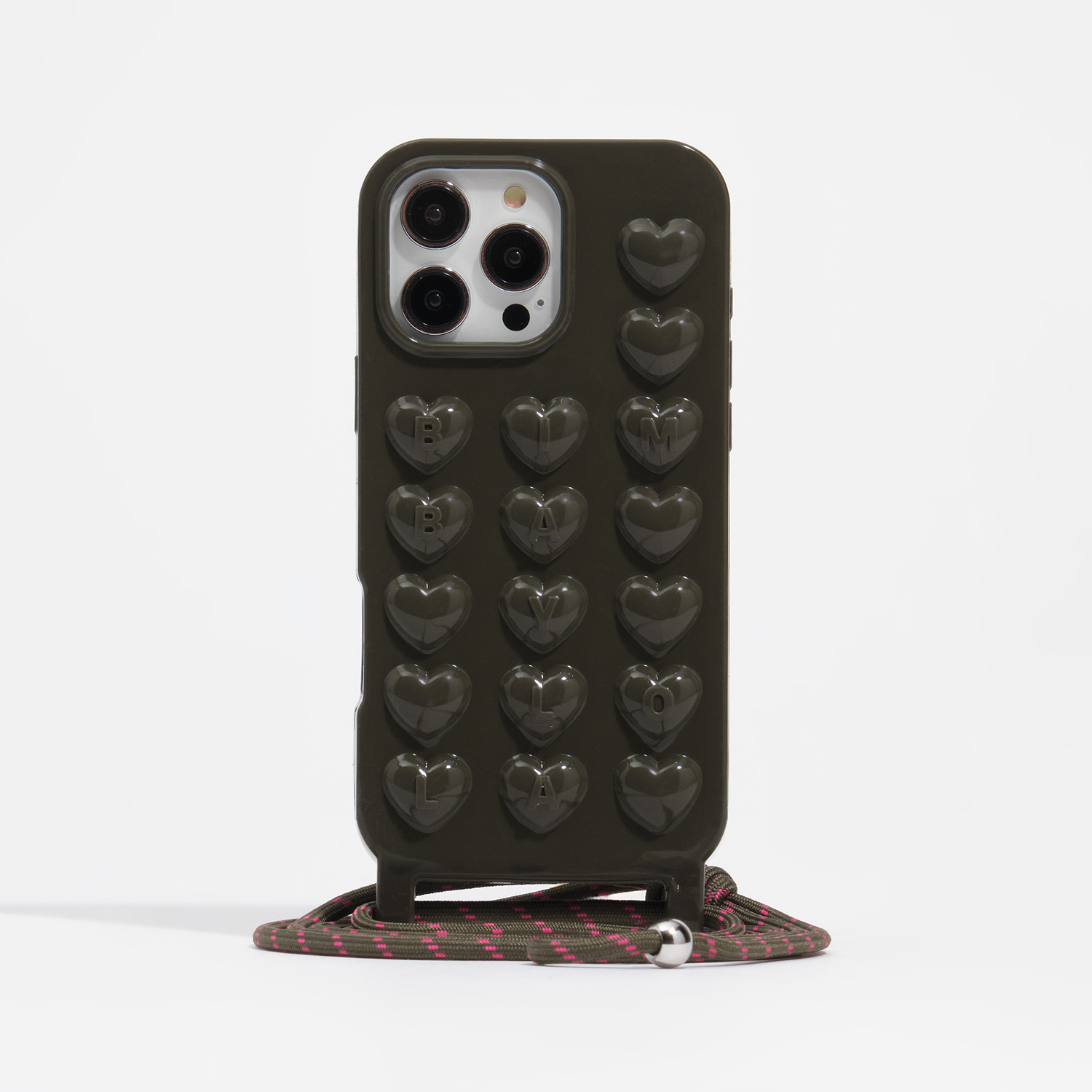 Etui silikon iPhone 16 PRO błyszczące ciemnozielona