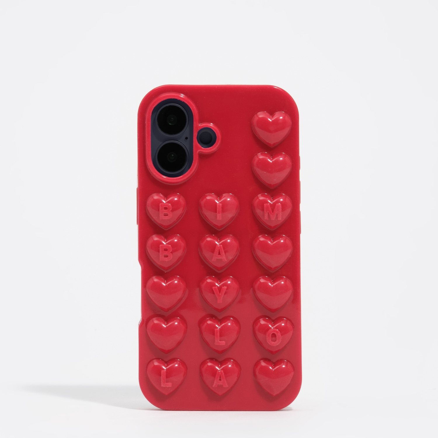 Etui silikon iPhone 17 błyszczące czerwone 2