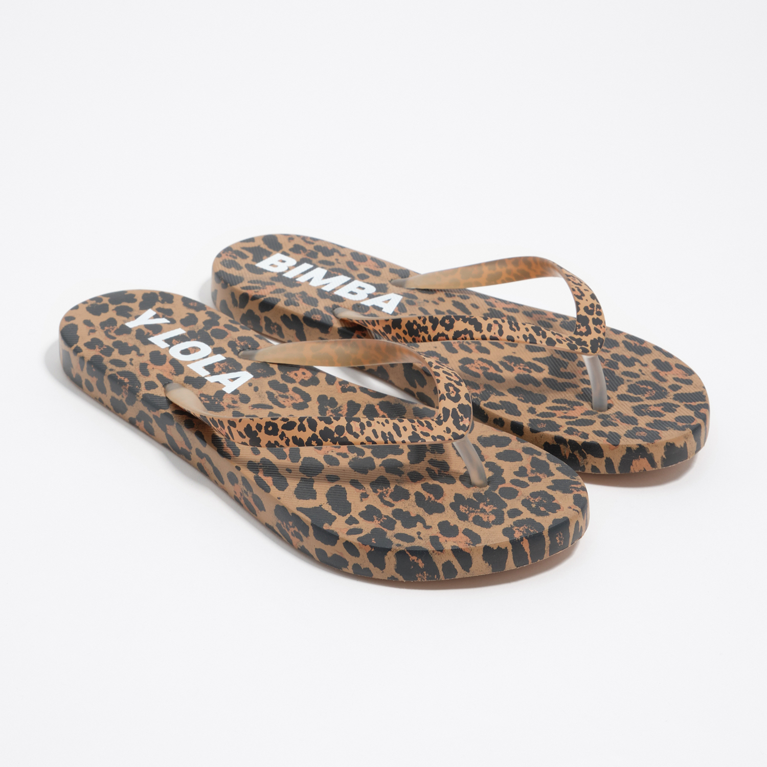 Klapki japonki Leopard naturalne