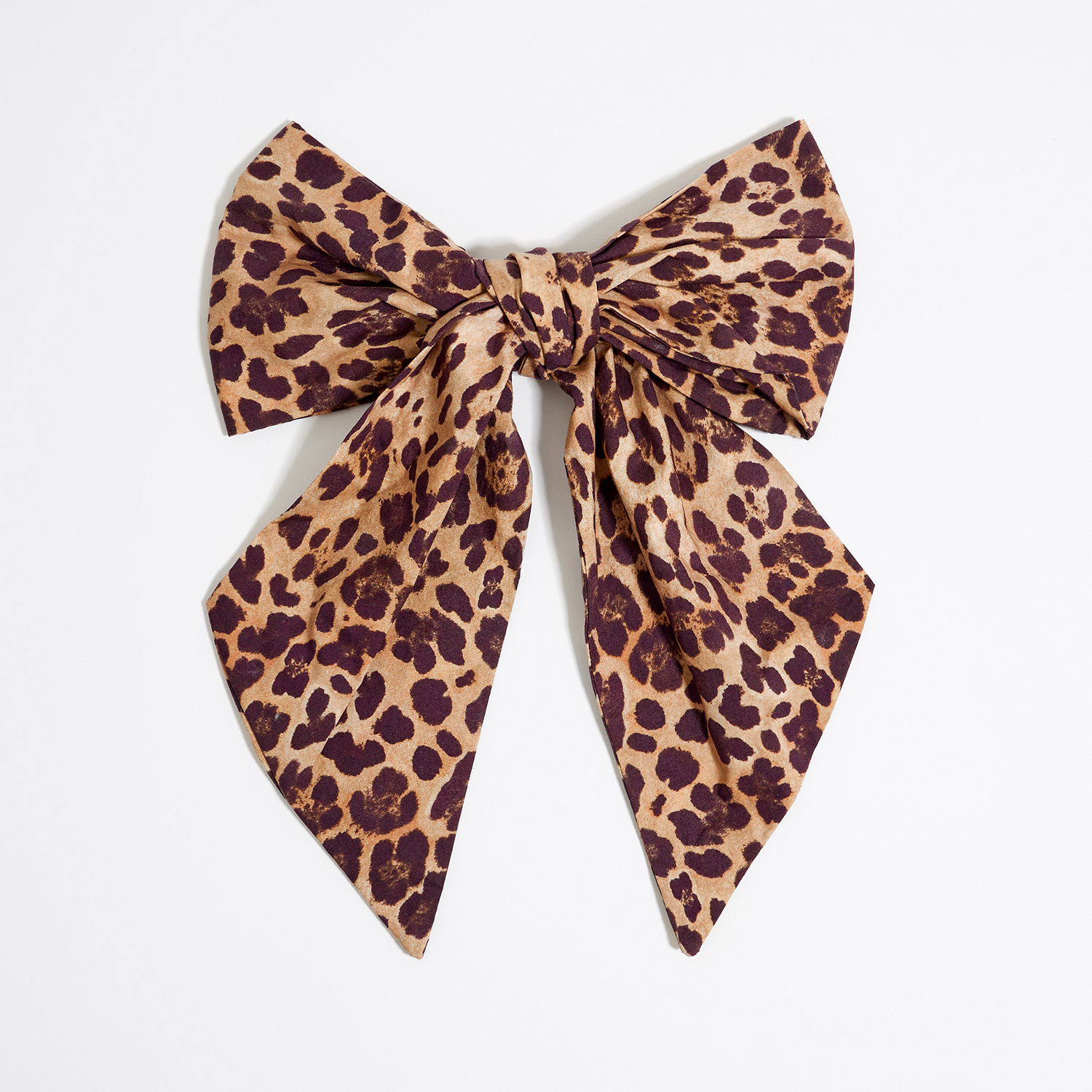 Spinka kokarda Leopard Natural-Print