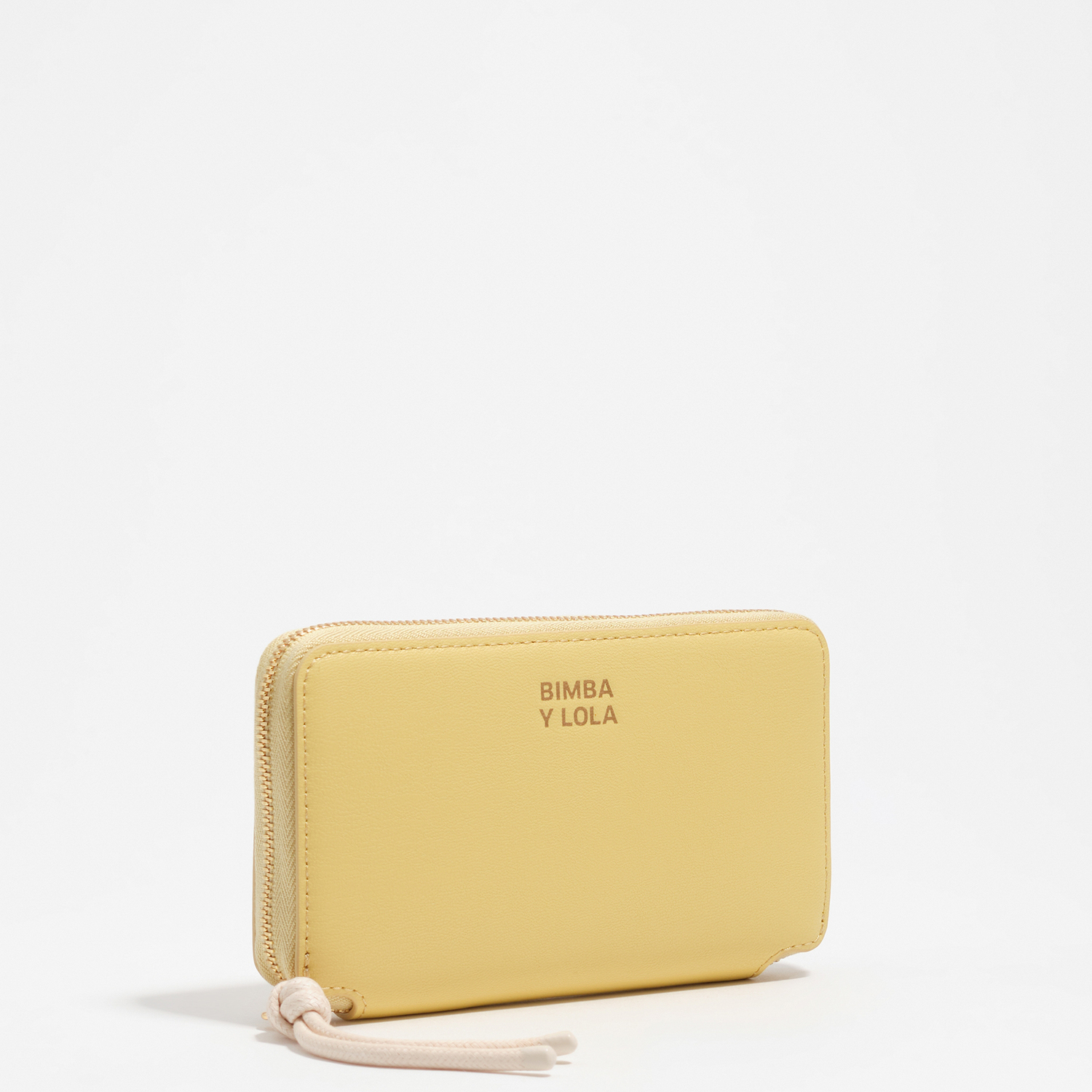 Bimba Y Lola Banana Medium Leather Horizontal Wallet