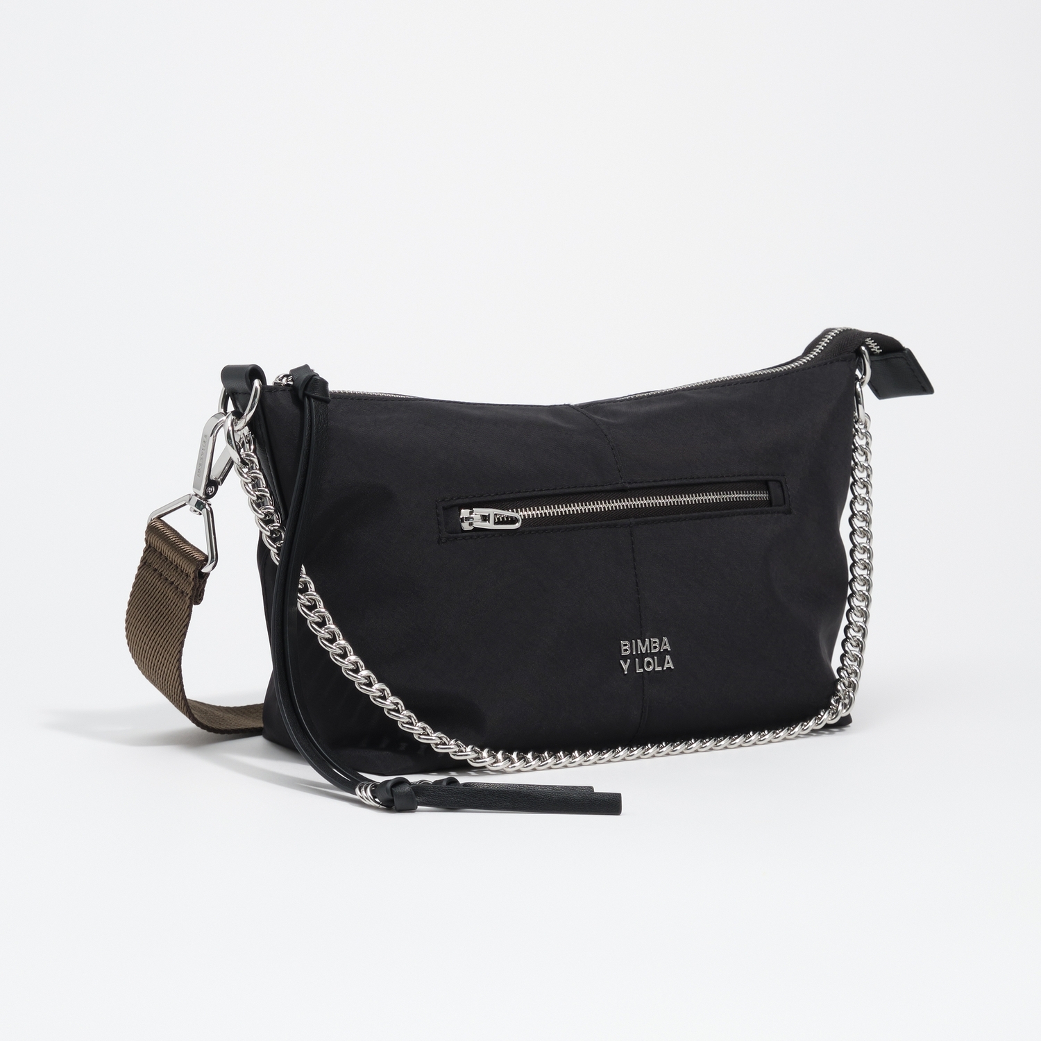Torebka Madrid duża nylon czarna 2