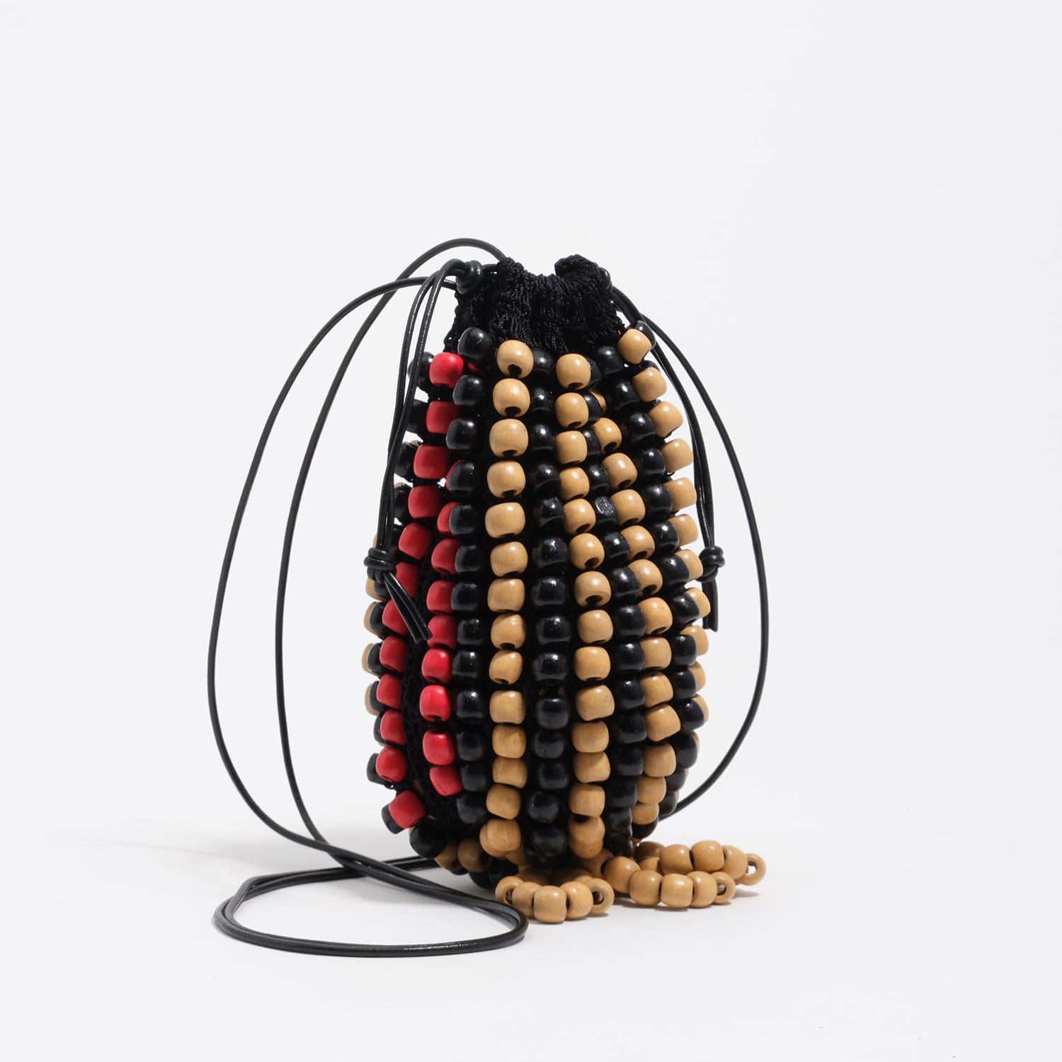 Bimba Y Lola Black Crochet Mini Bag