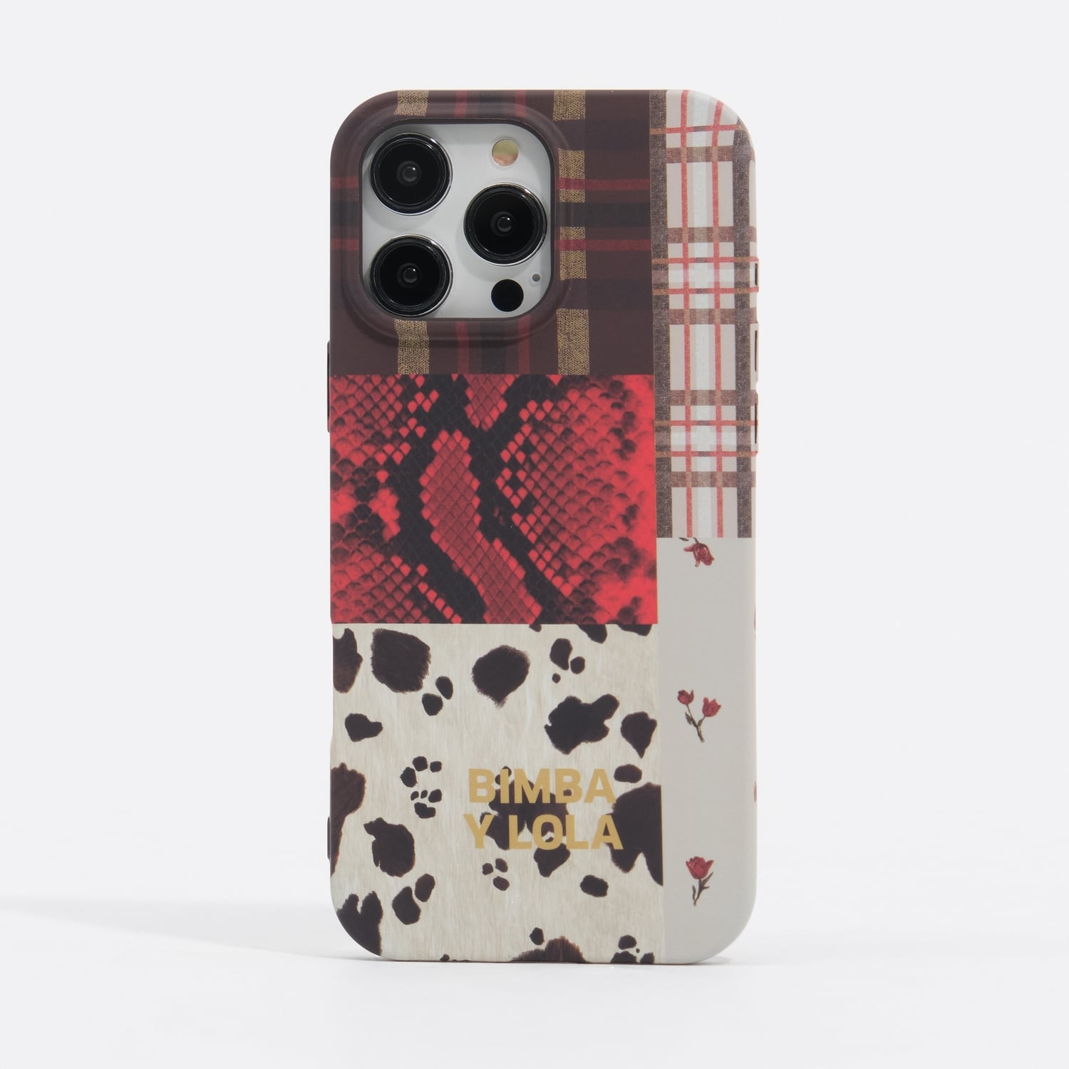 Etui twarde iPhone 16 Pro patchwork pyton