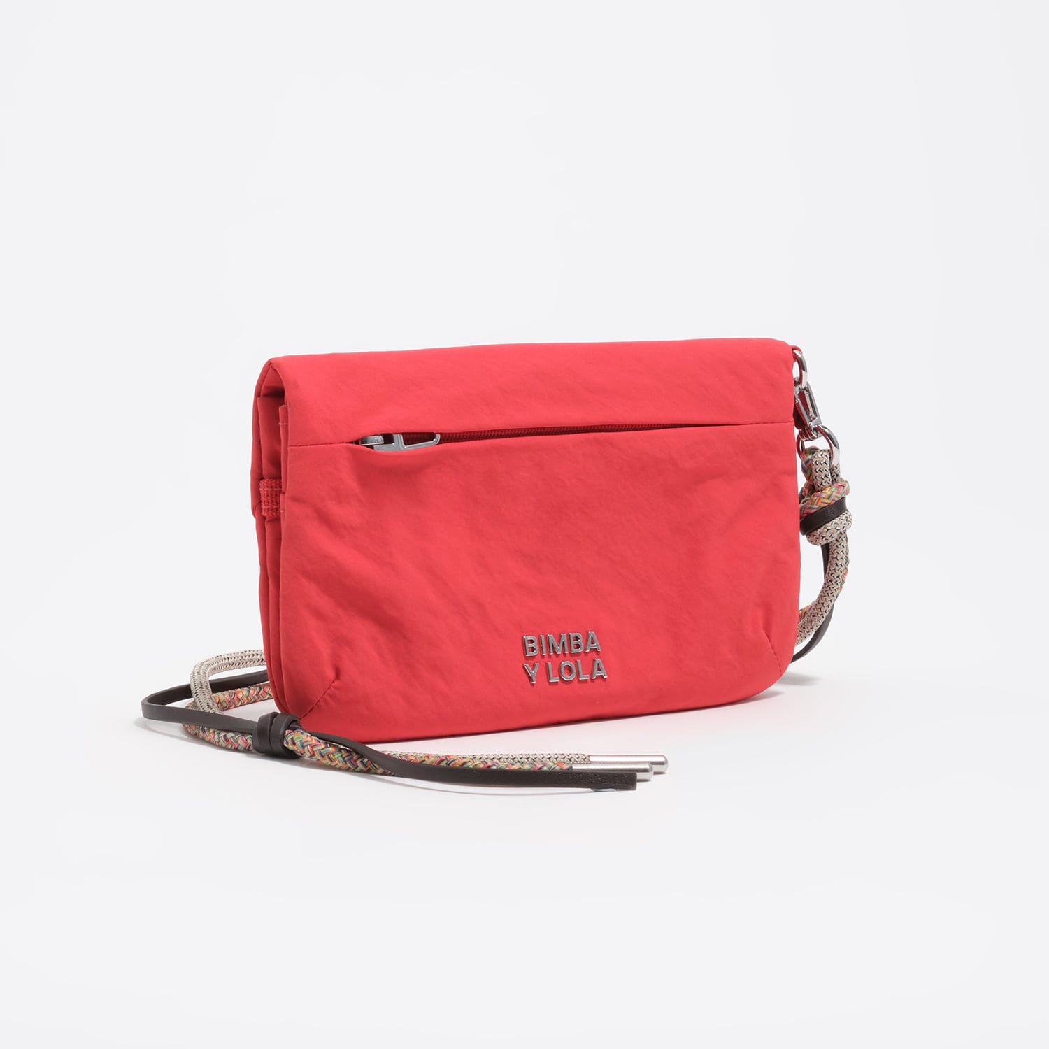 Bimba Y Lola Grenadine Large Pomegranate Nylon Purse