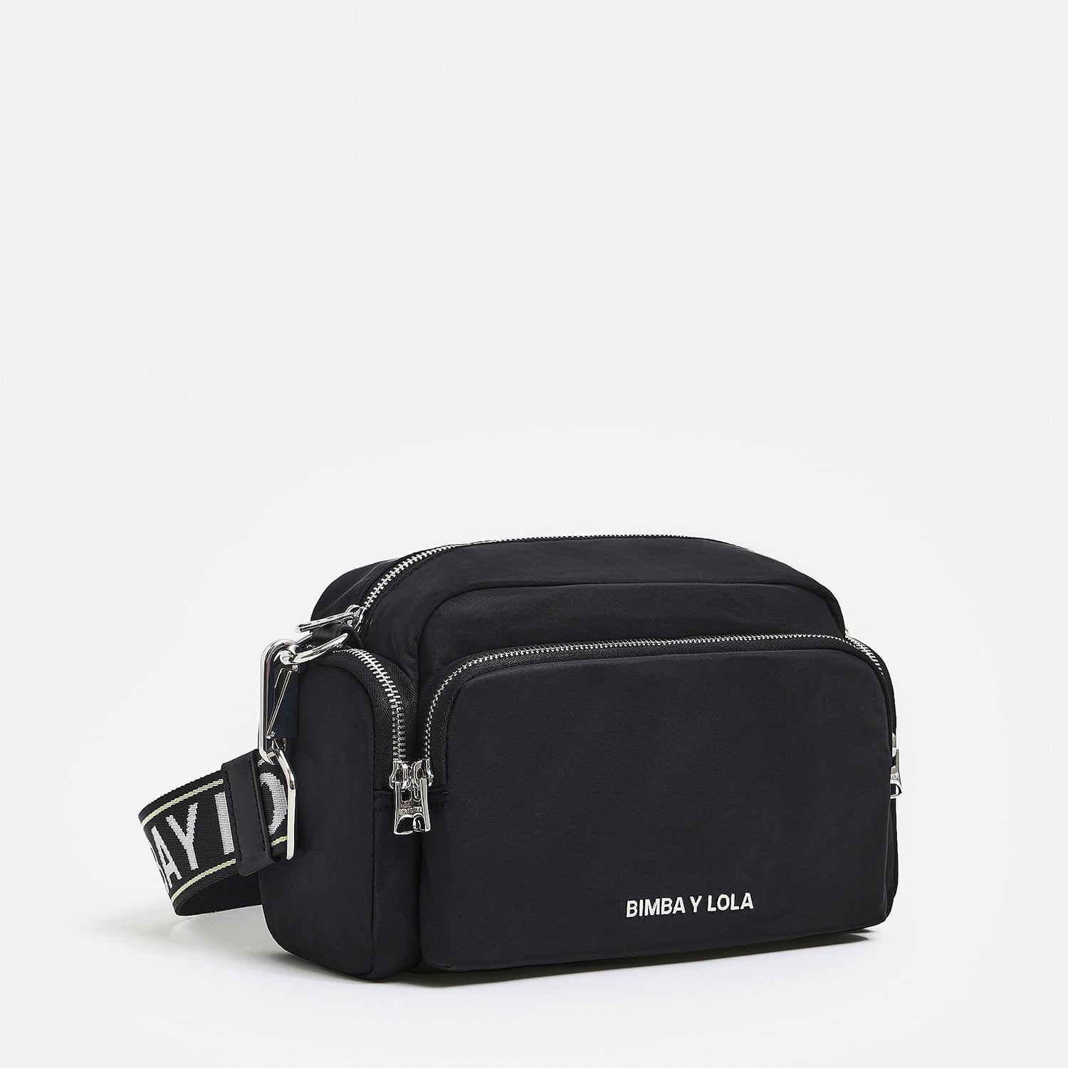 Torebka listonoszka Pocket średnia nylon czarna