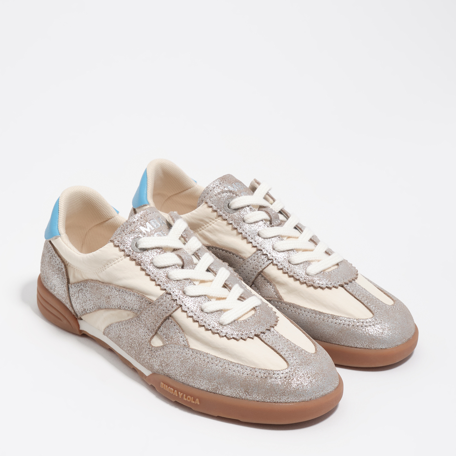 Buty sportowe dwoina i nylon 13 16 srebrne