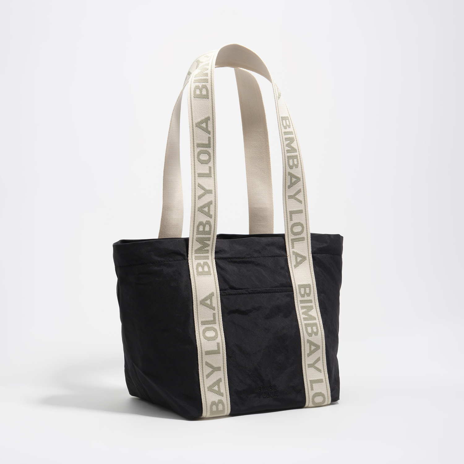 Bimba Y Lola Graphite Medium Nylon Bag