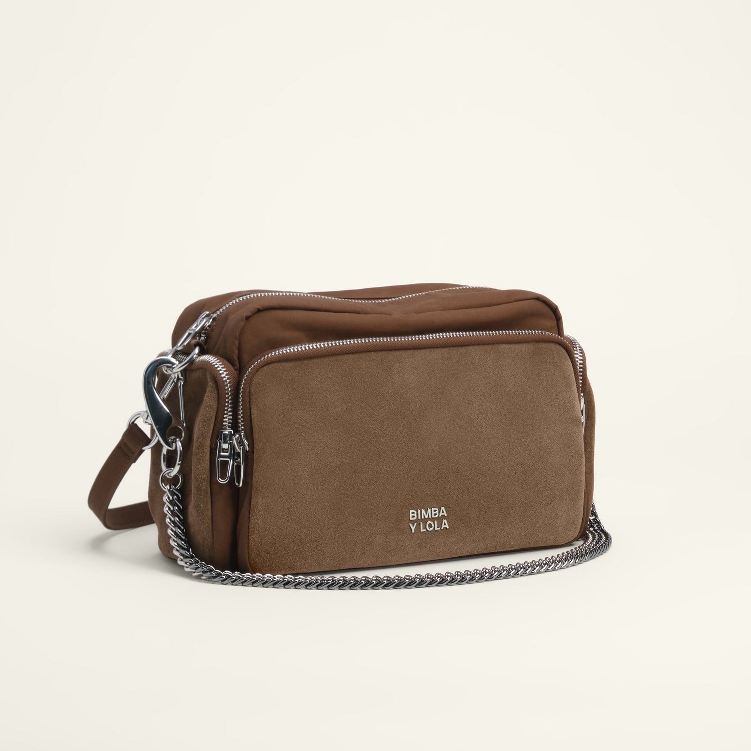 Torebka listonoszka Pocket duża bawełna i dwoina ciemny khaki 2