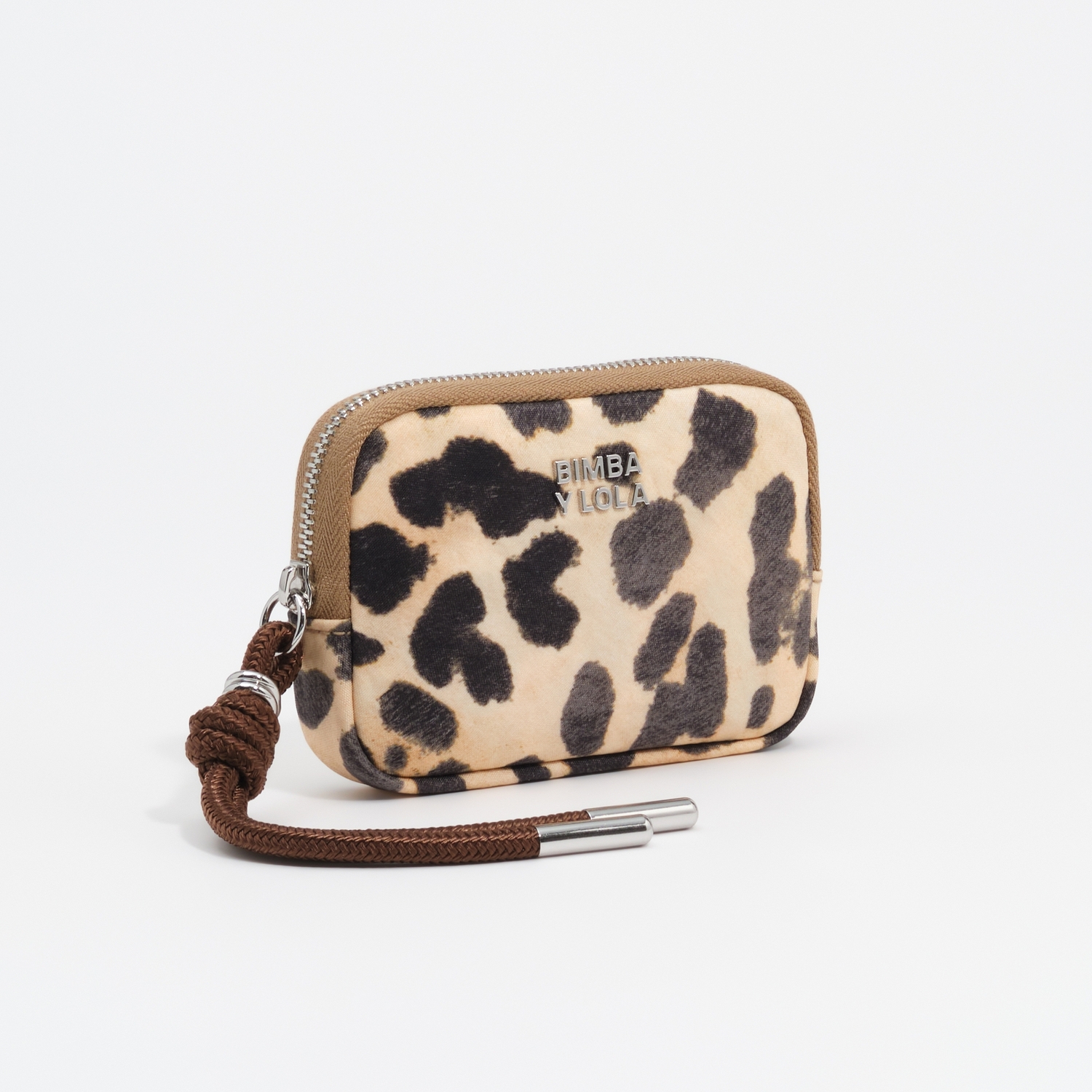 Portmonetka nylon Leopard naturalna 2