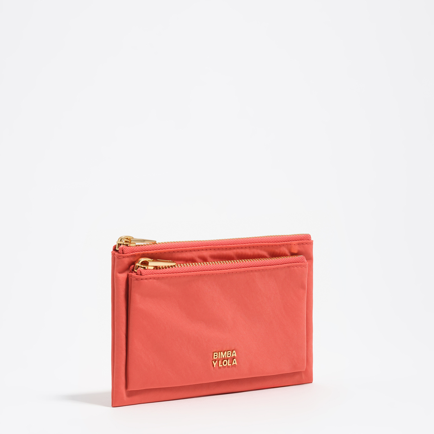 Bimba Y Lola Coral Nylon Pocket Purse
