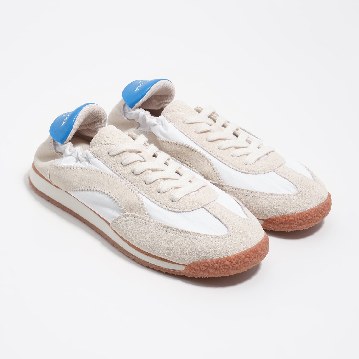 Buty sportowe 13 06 dwoina i nylon białe