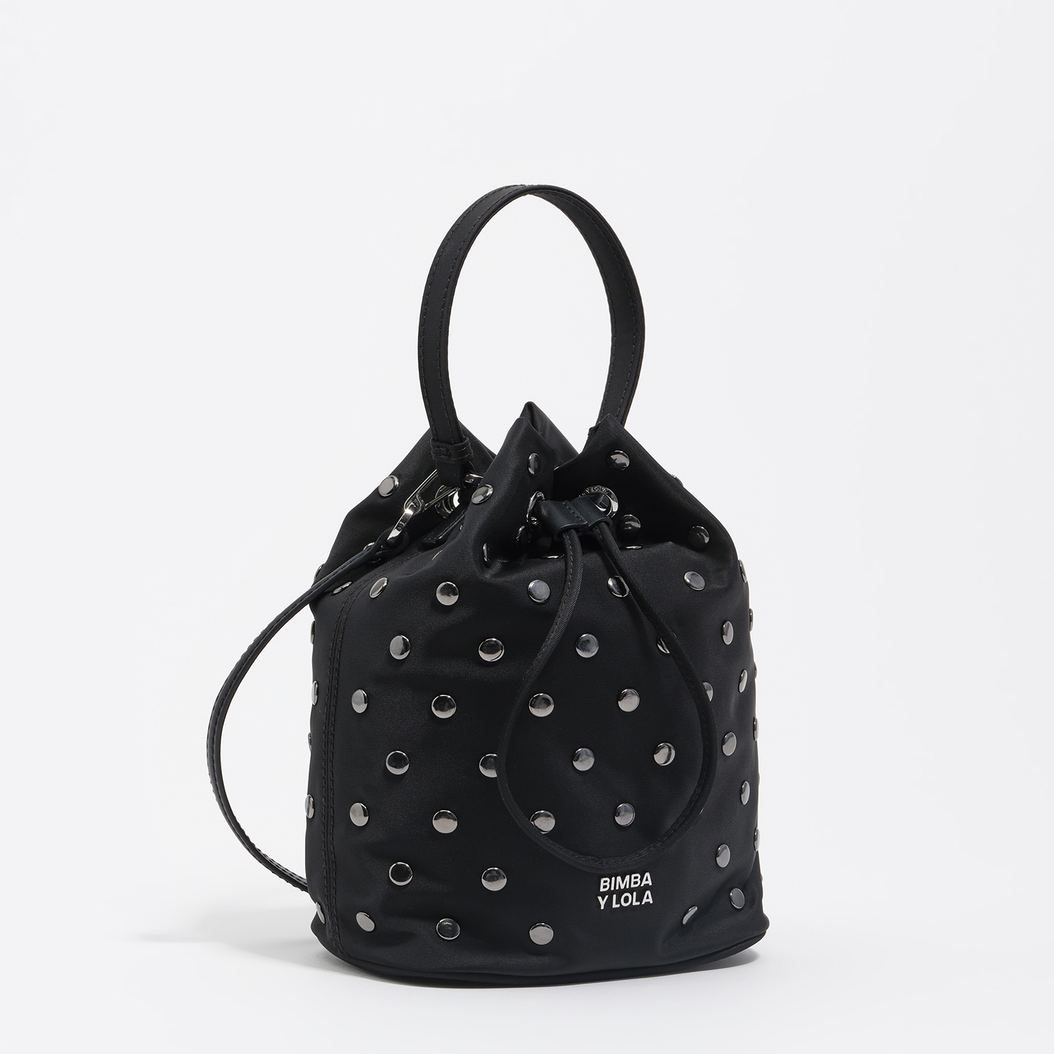 Torebka mini bucket nylon czarna