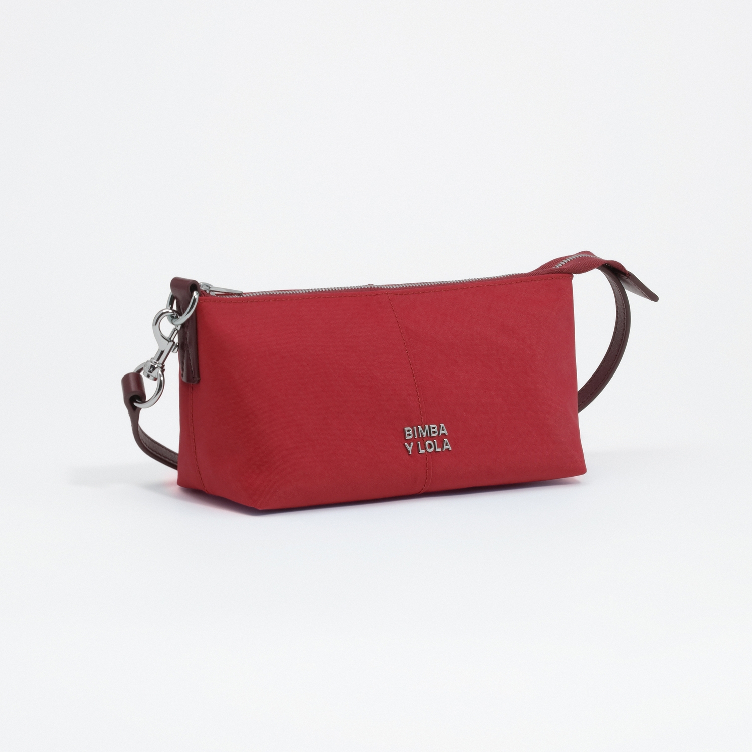 Torebka listonoszka mała nylon czerwona
