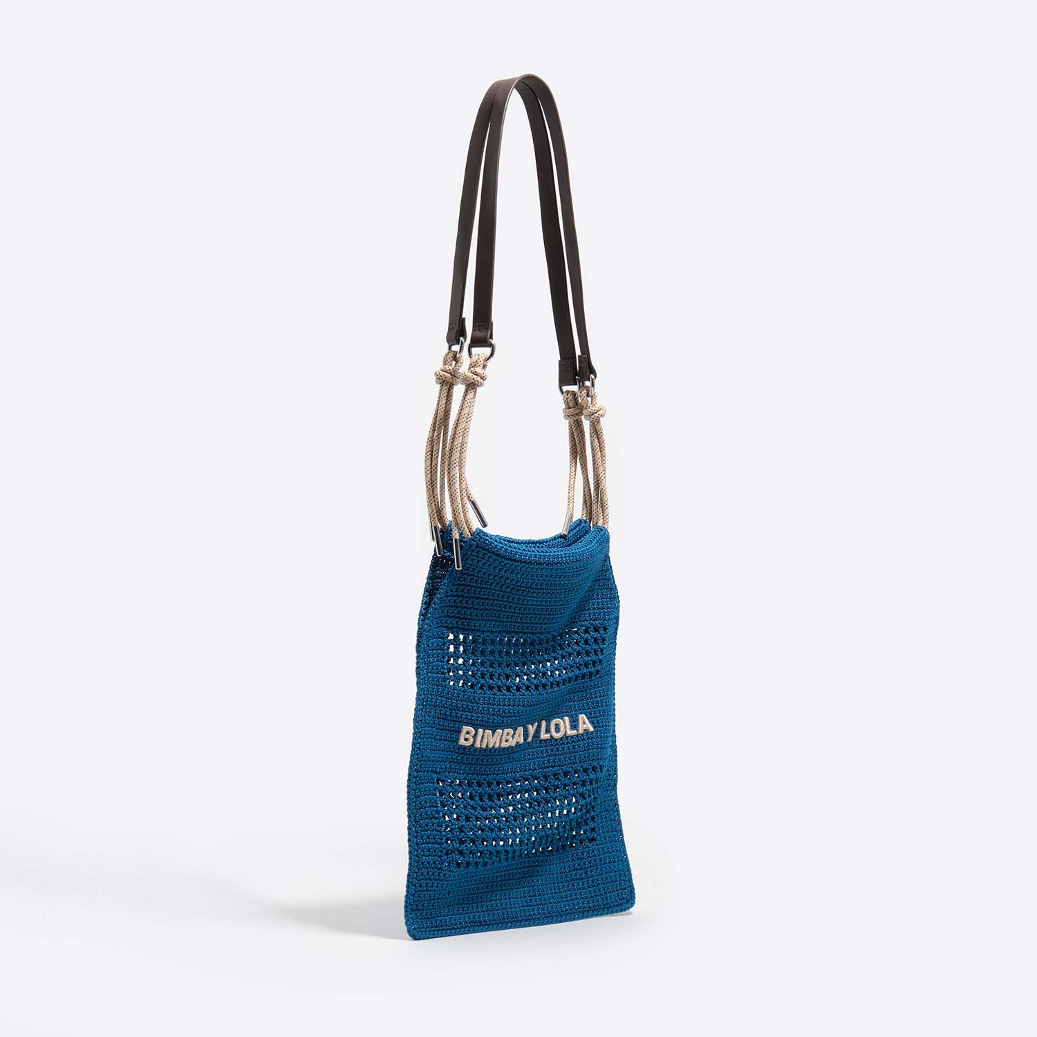 Bimba Y Lola Blue Market Bag