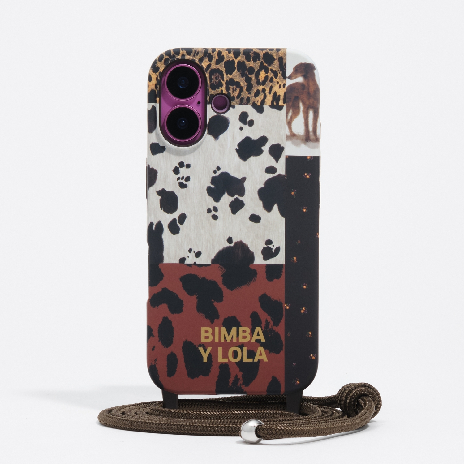 Etui twarde iPhone 16 patchwork pony