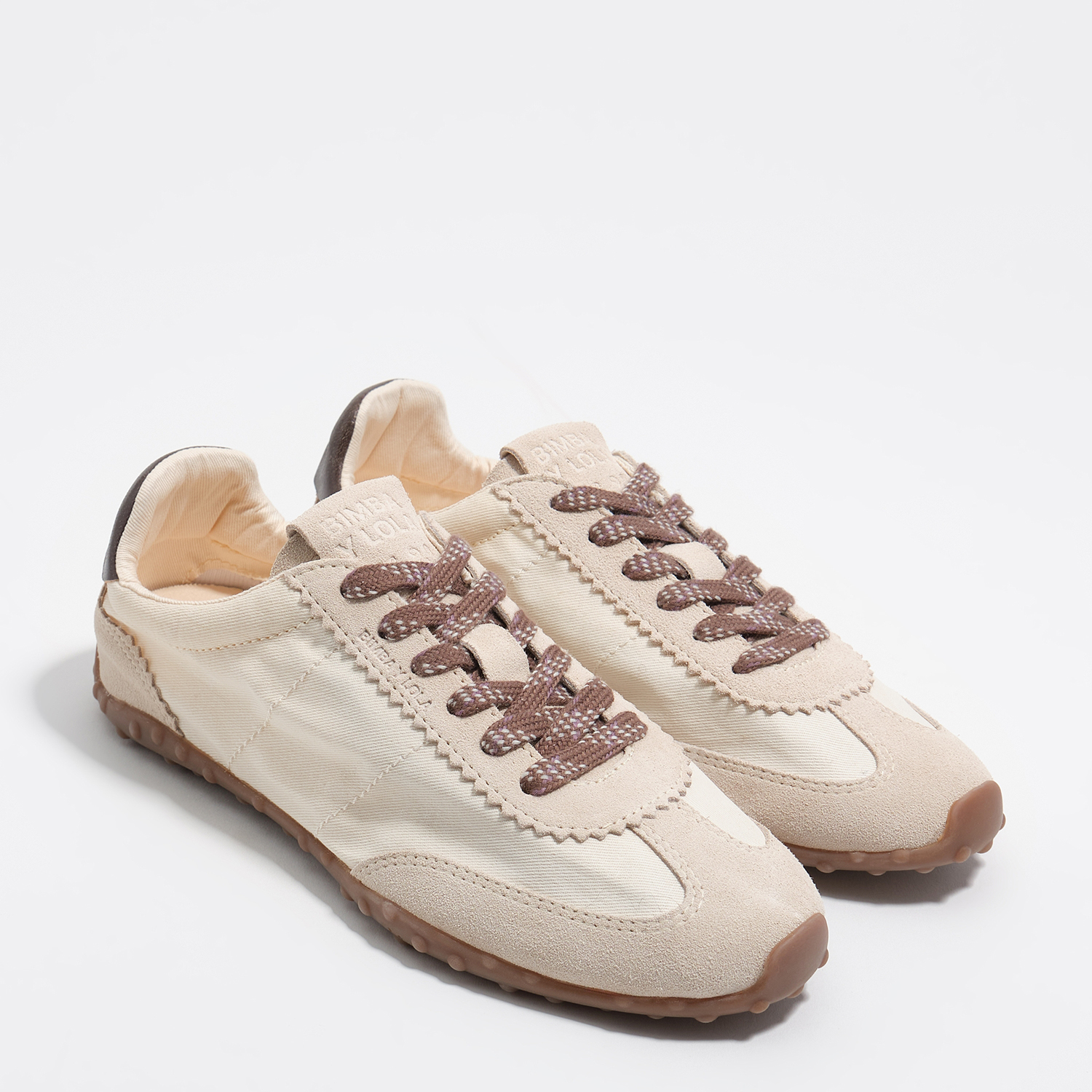 Buty sportowe 13 29 dwoina i tkanina jasny ecru