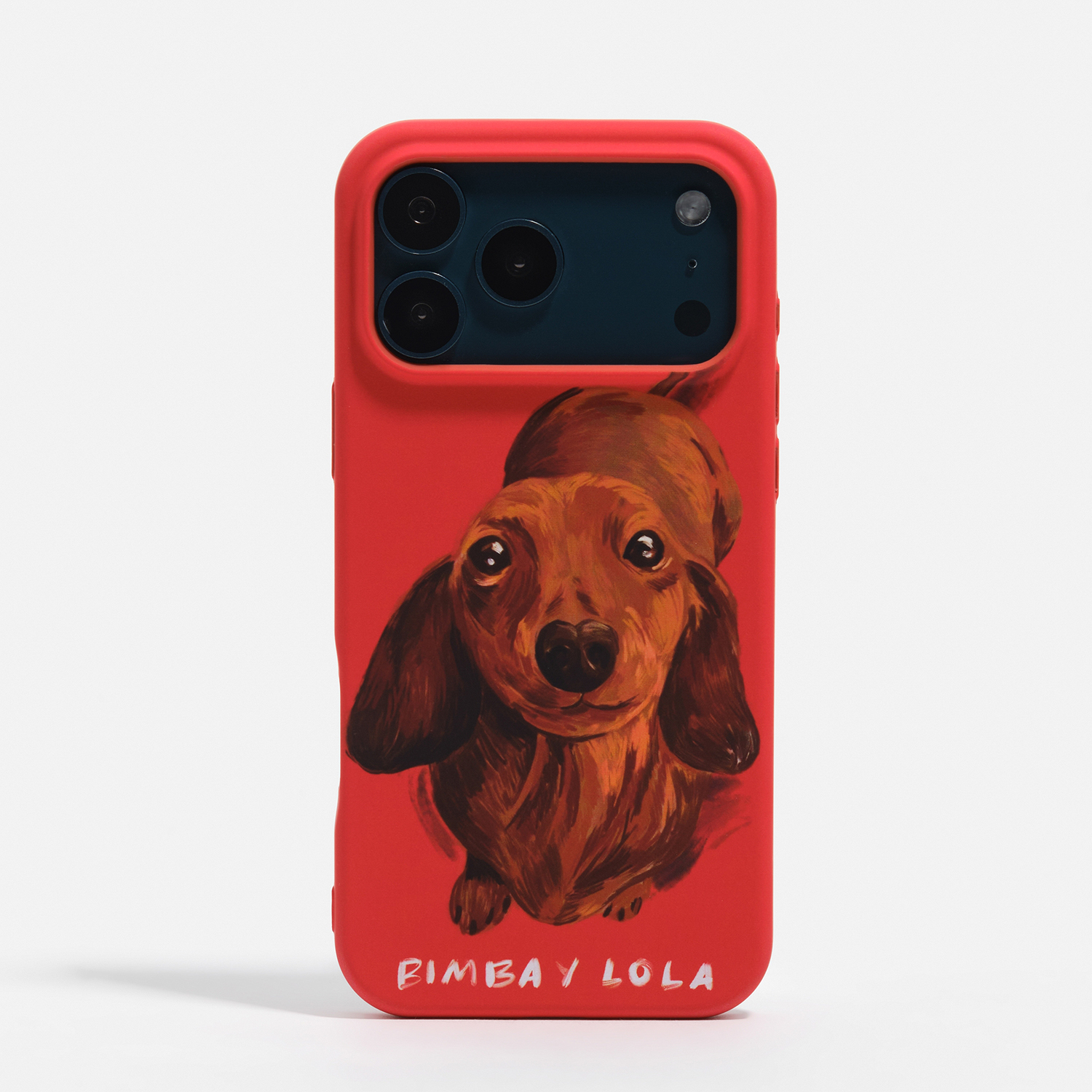 Etui iPhone 17 Pro Max teckel czerwone