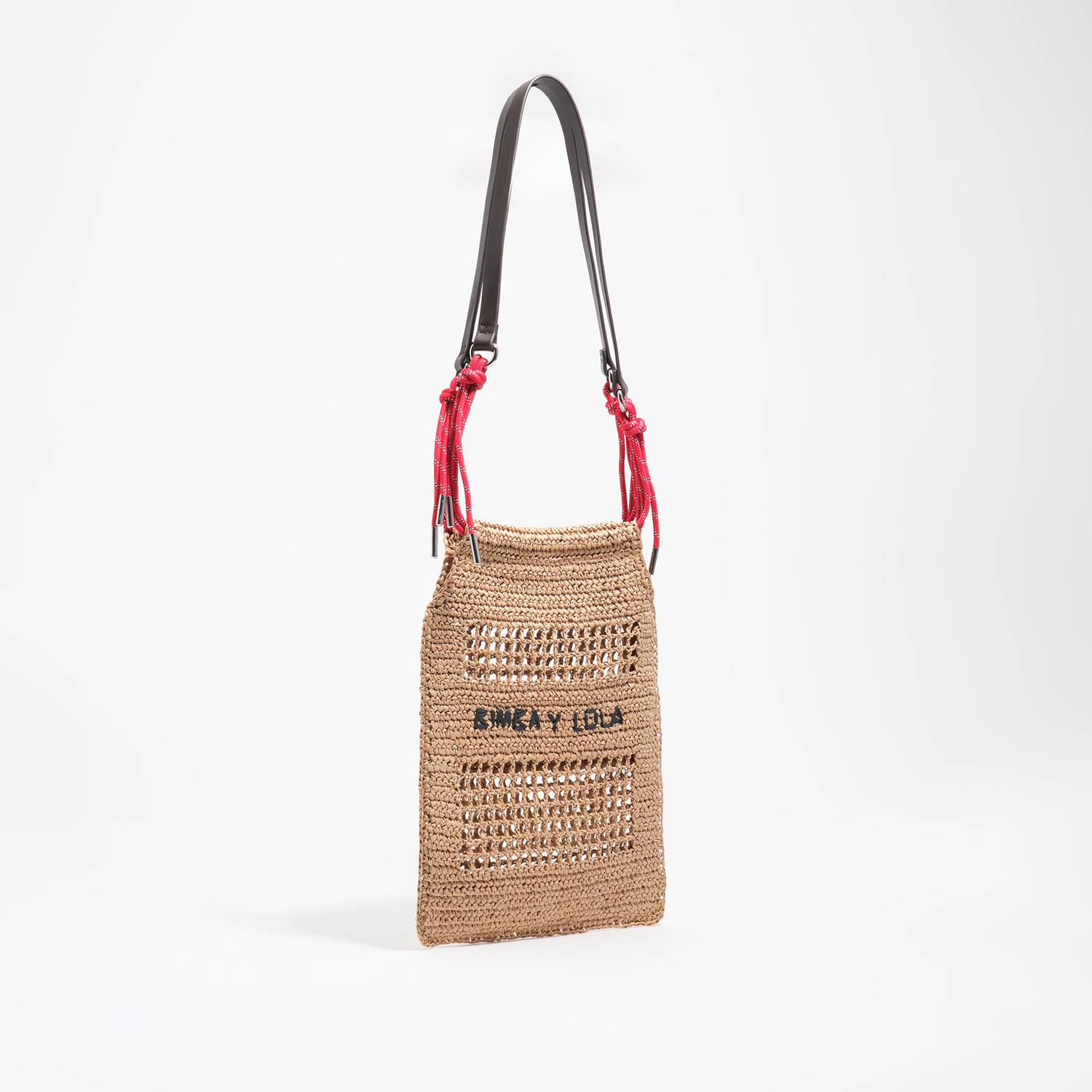 Bimba Y Lola Natural Small Paper Shoulder Bag