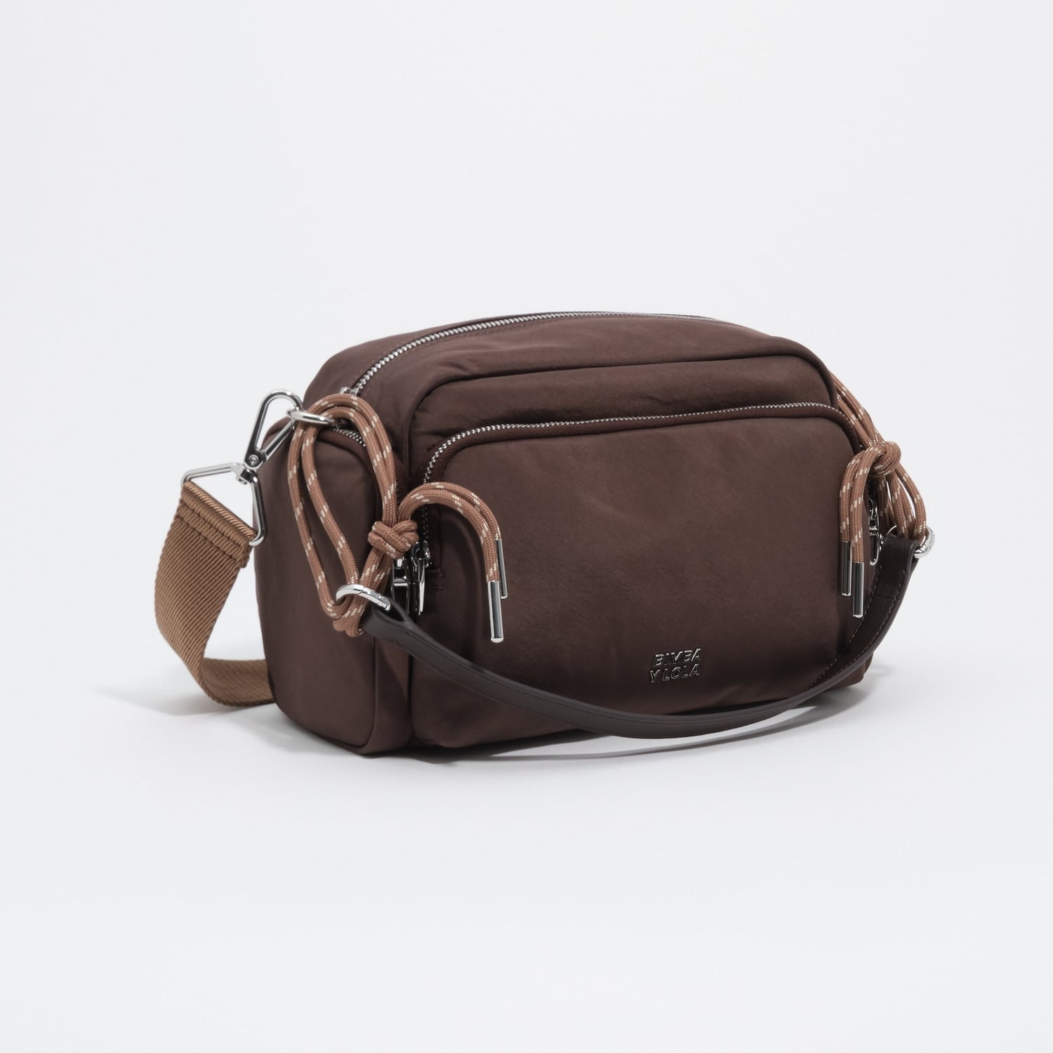 Torebka listonoszka Pocket duża nylon mokka