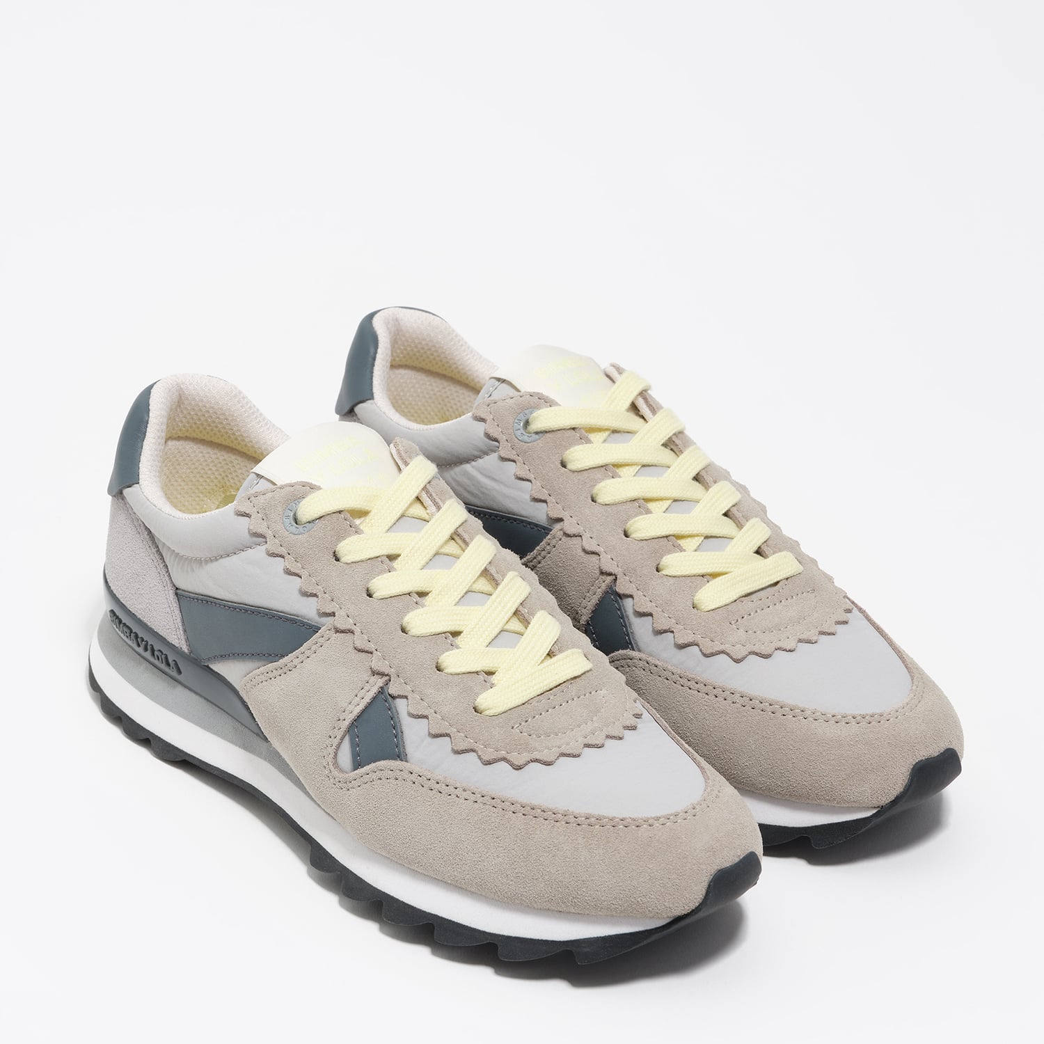 Buty sportowe techniczne dwoina i nylon 13 19 ciemnoszare