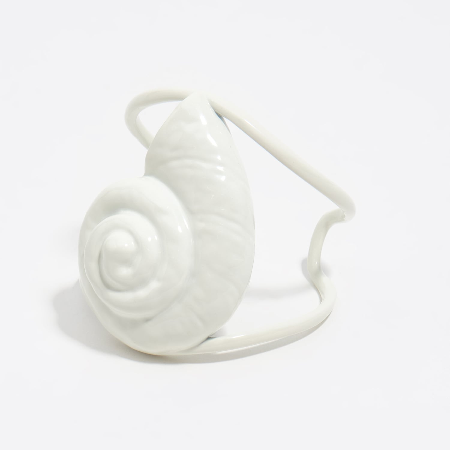Bimba Y Lola Off White Ivory Lacquered Seashell Bracelet